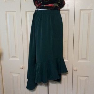Asymmetrical mermaid skirt